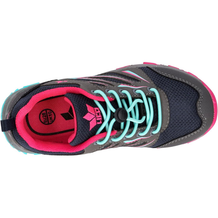 Дитячі трекінгові черевики Lico Bendigo для хлопчиків та дівчаток, 32 EU, сірий, рожевий, блакитний