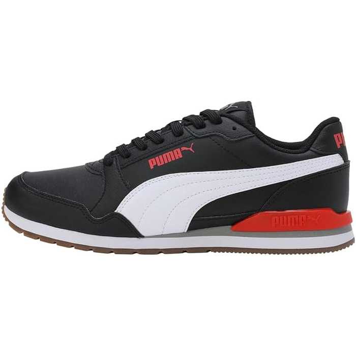 Кросівки PUMA St Runner V3 Nl, унісекс, чорно-біло-червоні (42 EU)