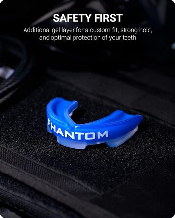 Капа спортивна Phantom Athletics для боксу та єдиноборств, доросла (синя)