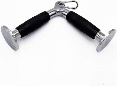 qibylift Преміум ручка LATZUG і трицепс-канат — подвійна D-ручка та V-подібна тяга для силових тренувань, ідеально для кросоверів та тренажерів | рукоятка для тяги, аксесуари для троса і штанги