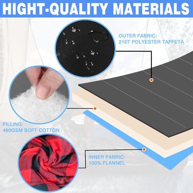 Спальний мішок XXL для дорослих, 3-4 сезони, фланель, кемпінг, зимовий, з сумкою, вологостійкий, теплий, 230x90 см (Чорний/Червоний, L-Zip)