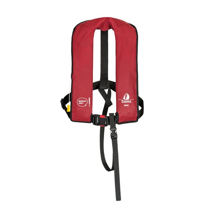 Рятувальний жилет 165N ISO з ручним спрацюванням (червоний)