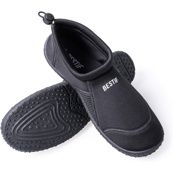 Чоботи для плавання / Водні черевики з неопрену (чоловічі та жіночі) | З шнурком | Легкі та зручні | Розміри 36-45 | Чорний, блакитний