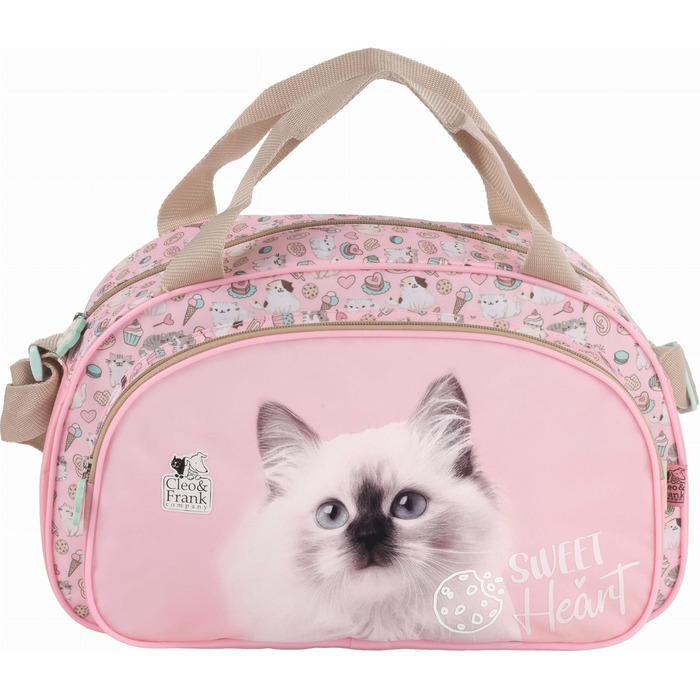 Дитяча спортивна сумка, дорожня сумка для собак, цуценят, хлопчиків та дівчаток, блакитна, 35 x 21 x 15 см, 10 літрів