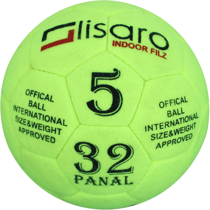 Lisaro Indoor Filz 2.0 футбольний м'яч для залу, розмір 5, ігровий заловий м'яч преміум-класу