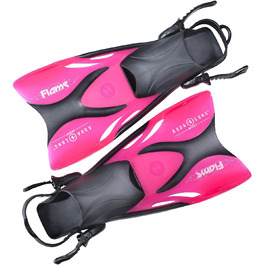Дитячі ласти для плавання та снорклінгу Aqua Lung Sport Flame Junior, розмір 27-32, рожеві прозорі