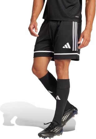 Чоловічі футбольні шорти adidas Squadra 25, чорні (Black/White), розмір L