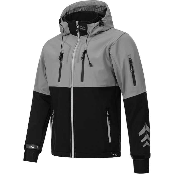 Чоловіча куртка Softshell Rock Creek Outdoor H-222, сіра, розмір M