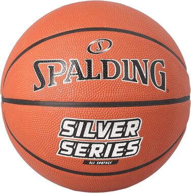Баскетбольний м'яч Spalding Silver, офіційний розмір 7, універсальний, 2022