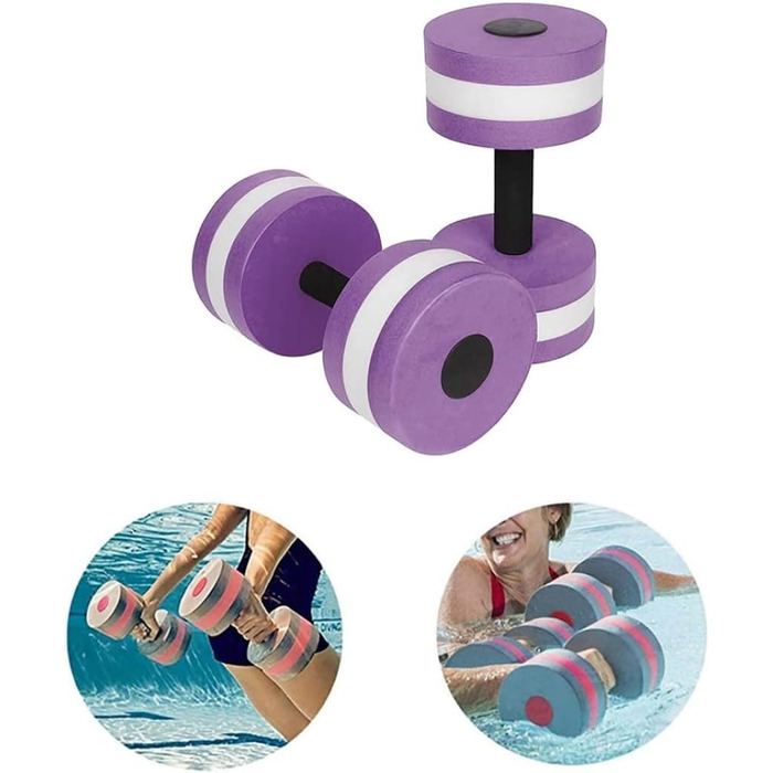 Водні гантелі для фітнесу та йоги: Aqua Hantel, гантелі з піни, водна апаратура для плавання