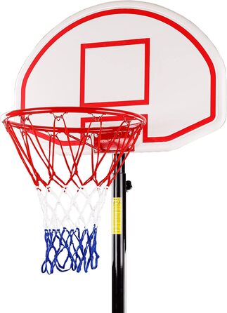 Баскетбольний кошик зі стійкою, розсувний до 305 см - професійний баскетбольний набір