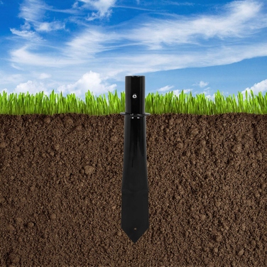 Переносні футбольні ворота Xboost, чорні, 300 x 200 x 90 см