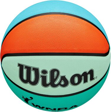 М'яч для баскетболу Wilson WNBA DRV Bright Outdoor, 6, Оранжевий/Телесний