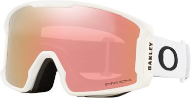 Гірськолижна маска Oakley Line Miner XM Prizm, матова біла, лінза Prizm Sage Gold