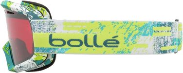 Гірськолижна маска Bollé Nova II Matte Zenith Vermillon Gun M-L Lime