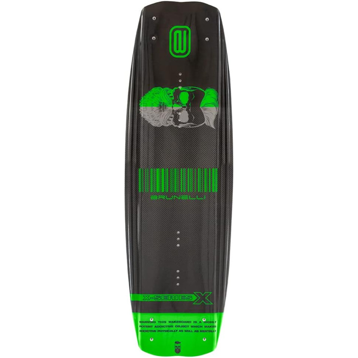 Вейкборд Brunelli Carbon 138 см з кріпленнями XL (43-47)