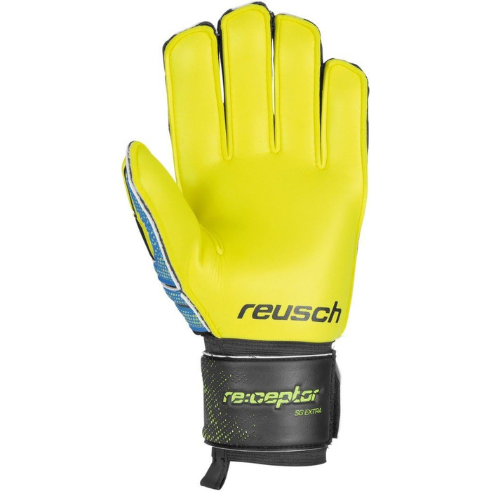 Воротарські рукавички Reusch Receptor SG Extra для дорослих, розмір 10, синьо-жовті