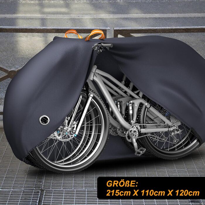 Водонепроникний чохол для велосипеда Emersa 600D Oxford, для 1 велосипеда 180x70x110 см, темно-синій