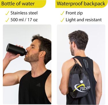 Набір для фітнесу TRX: стрічки, анкери для дверей/стін, скакалка, термопляшка. Тренування вдома.