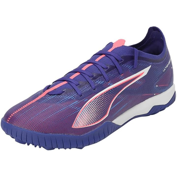 Кросівки футбольні PUMA Ultra 5 Match TT для дитячого футболу, 39 EU, Lapis Lazuli/Puma White/Sunset Glow