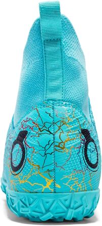 Дитячі футбольні бутси KUUK для штучного газону та залу (AG, FG, TF) – для хлопчиків та дівчаток, розмір 37 EU, K028, зелені