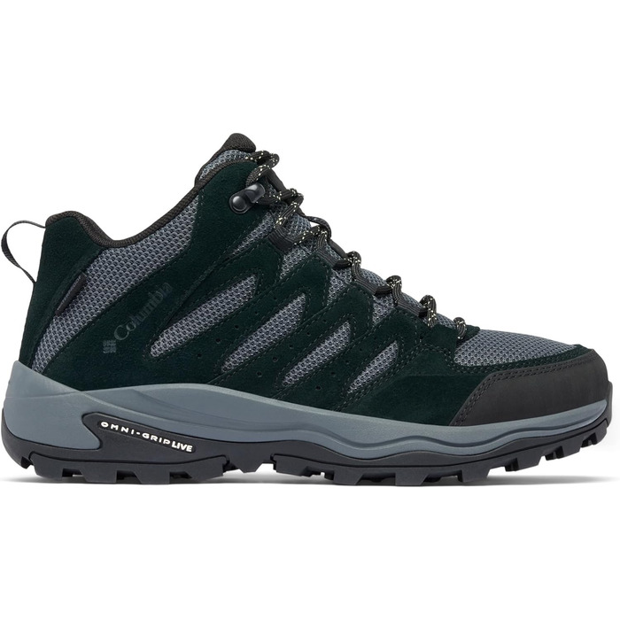 Черевики трекінгові Columbia Redmond IV Waterproof Mid Rise, чорний/лимонний, 40.5 EU