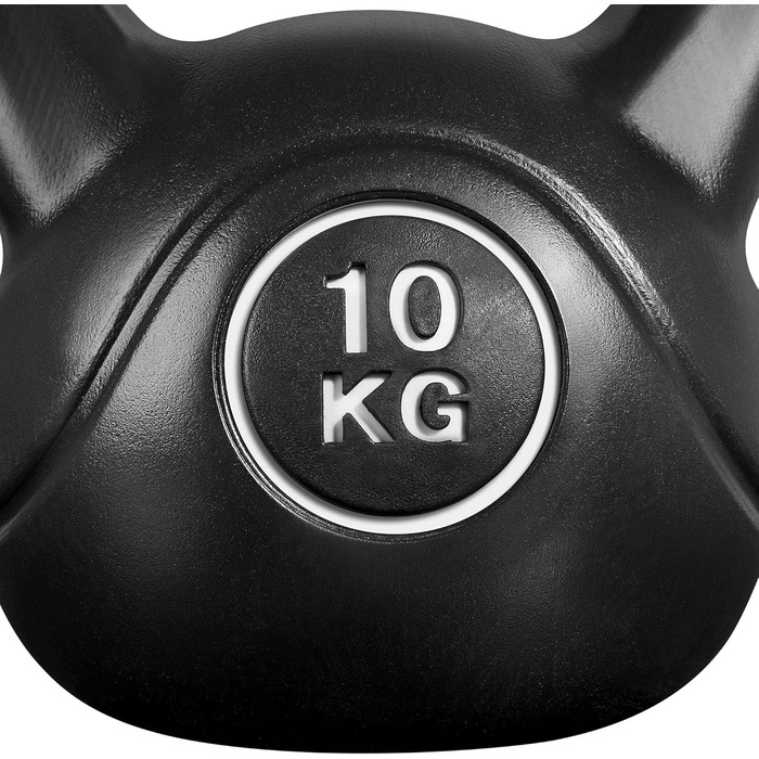 Kettlebell Yaheetech для кроссфіту та силових тренувань, 6-20 кг, з пластиковим покриттям