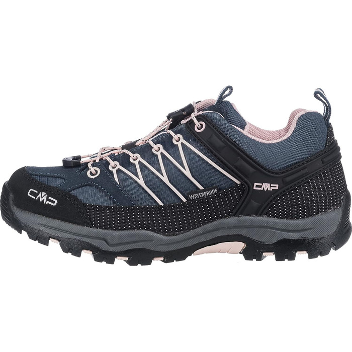 CMP Jungen Rigel Low Trekking Shoe Wp - Трекінгові черевики для хлопчиків, Asphalt Rose, 37 EU