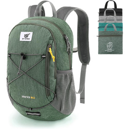 SKYSPER 20L складаний рюкзак для туризму, ультралегкий рюкзак для подорожей, денний рюкзак для походів, кемпінгу, зелений