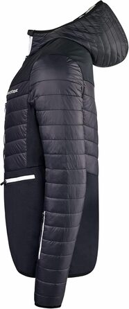 Чоловіча лижна куртка Black Crevice для гірських походів, тепла зимова куртка з нейлону, водонепроникна та вітрозахисна, з високою свободою рухів, чорно-біла (S, чорний)