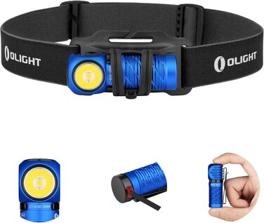 Ліхтар налобний Olight Perun 2 Mini 1100 люмен, USB, червоне світло, 5 режимів, водонепроникний, для кемпінгу та надзвичайних ситуацій