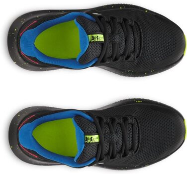 Чоловічі кросівки Under Armour Surge 4 (35.5 EU, чорний, жовтий, висока видимість)