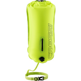 Надувна сигнальна буя для плавання та тріатлону Cressi Glide Pro 28L (флуоресцентна)
