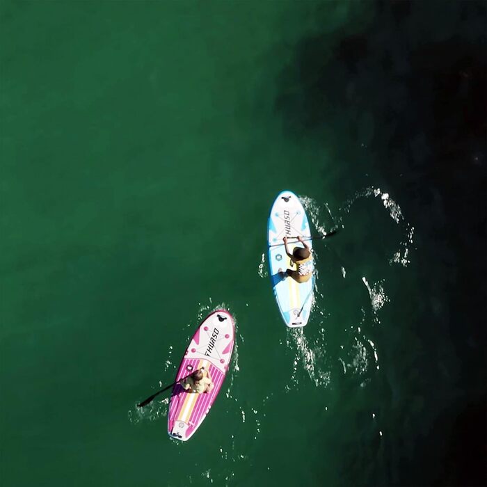Дитяча надувна SUP-дошка THURSO SURF Wunderkind 228x76x10 см, двошарова, карбонове весло, 3 знімні плавці, шнурок, рюкзак для води