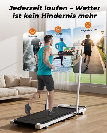 Бігова доріжка Superun Walking Pad з нахилом 6%, для дому, з додатком та пультом, до 12 км/год, витримує до 136 кг