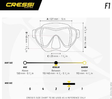 Маска для дайвінгу та снорклінгу Cressi F1 безрамкова, універсальна, біла, набір з трубкою Dry, унісекс