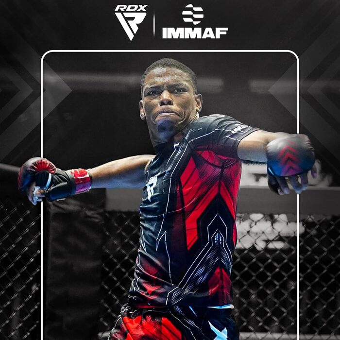 Спаррингові рукавички RDX для MMA, грейплінг, муай-тай, кікбоксинг, вільний бій, червоні, XS