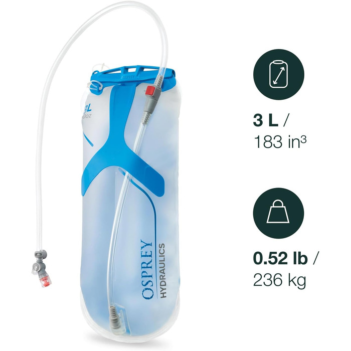 Гідратор Osprey Hydraulics 3L, резервуар для води
