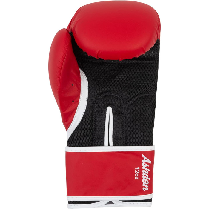 Боксерські рукавички Lonsdale Ashdon 14oz червоно-білі, унісекс, для дорослих