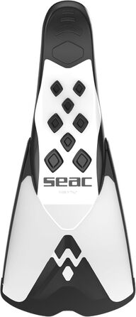 SEAC ITA: Короткі ласти для плавання та снорклінгу для дорослих та дітей. Білий, 38/39