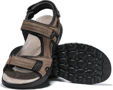 Чоловічі сандалі JOMIX на липучці, бежеві - літні відкриті шльопанці для трекінгу, розмір 44 EU