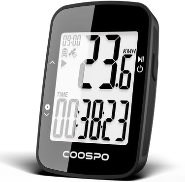 Велокомп'ютер COOSPO BC26 GPS, бездротовий, Bluetooth 5.0/ANT+, IP67, водонепроникний, 2,3