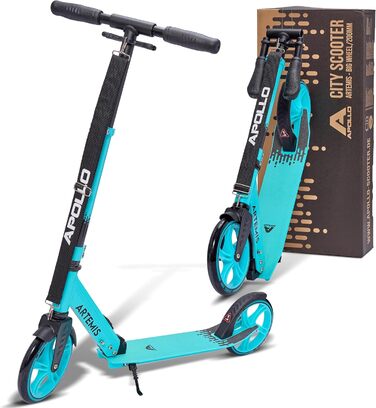 Самокат Apollo Artemis City Roller для дітей, підлітків і дорослих, з великими колесами, регульована висота, складаний, для міста, від 6 років