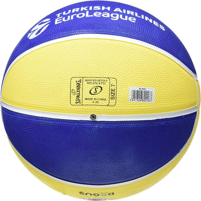 Баскетбольний м'яч Spalding Euroleague CSKA Replica розмір 7
