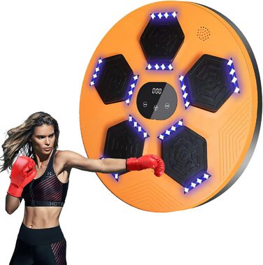 Музична бокс-машина: Smart Bluetooth бокс з рукавичками, настінний монтаж, 9 режимів швидкості та лічильник для дорослих та дітей