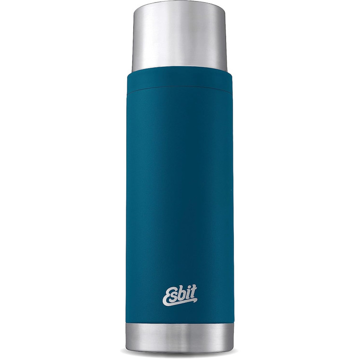 Термос Esbit Sculptor з нержавіючої сталі 1 л Polar Blue, для гарячих та холодних напоїв, без чохла