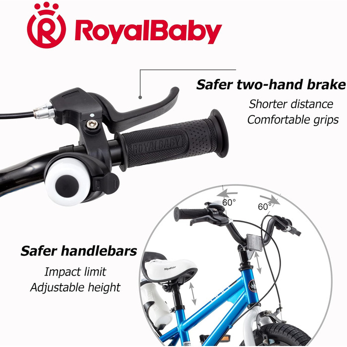 Дитячий велосипед Royal Baby BMX для хлопчиків і дівчаток, фрістайл