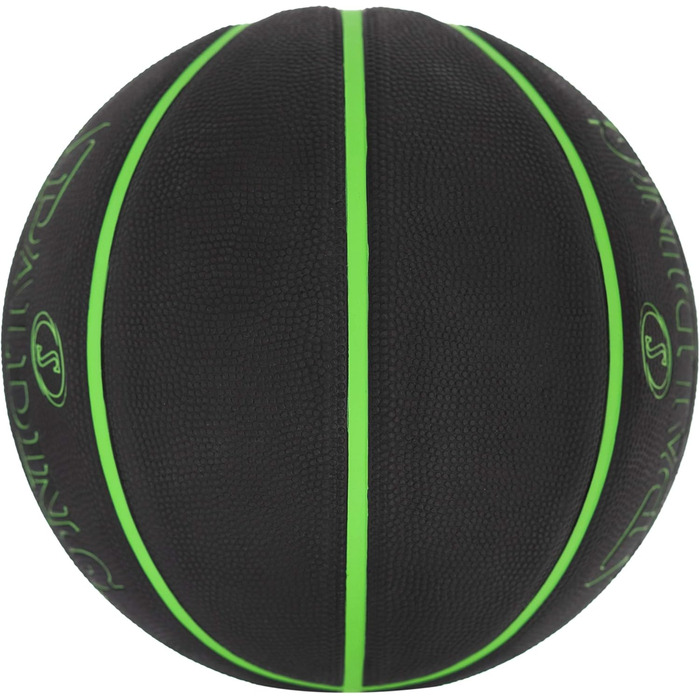 Баскетбольний м'яч Spalding для вулиці, гумовий, стійкий до асфальту та бетону, розміри 74,9 см, 72,4 см, 69,8 см, чорний