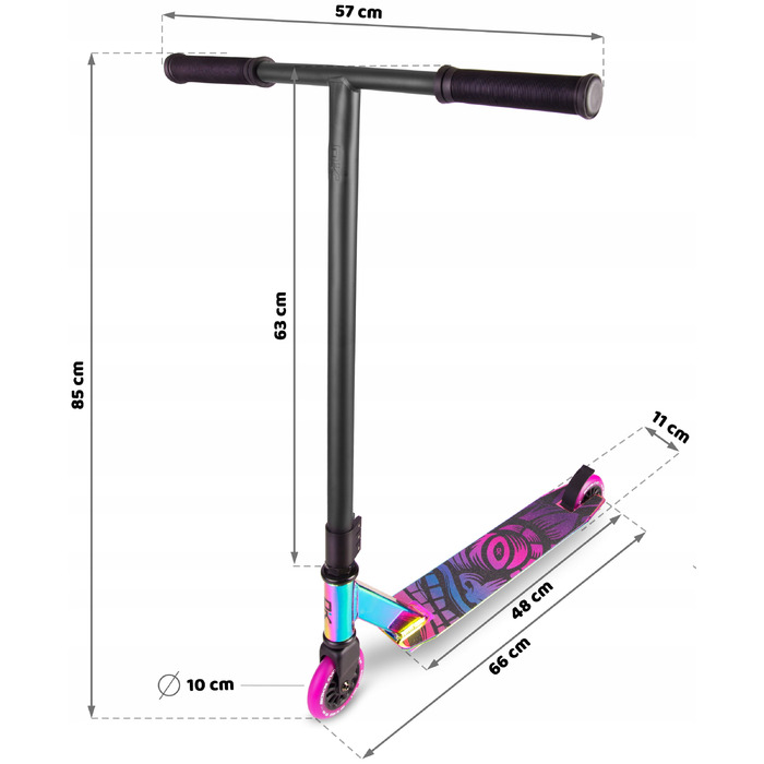 Трюковий самокат Soke EVO STREET ABEC-9 stunt