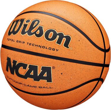 Баскетбольний м'яч Wilson NCAA для вулиці, розмір 6 і 7, помаранчевий